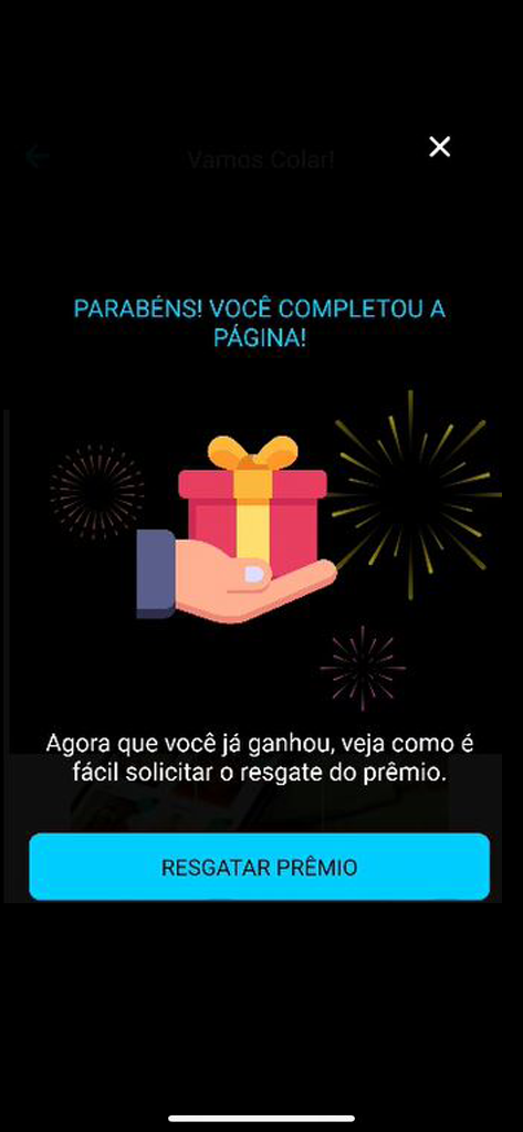 Tela de cadastro do Sistema Stickin.